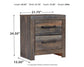 Drystan  Panel Bed With 2 Storage Drawers With Mirrored Dresser And 2 Nightstands