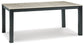 Mount Valley RECT Dining Table w/UMB OPT